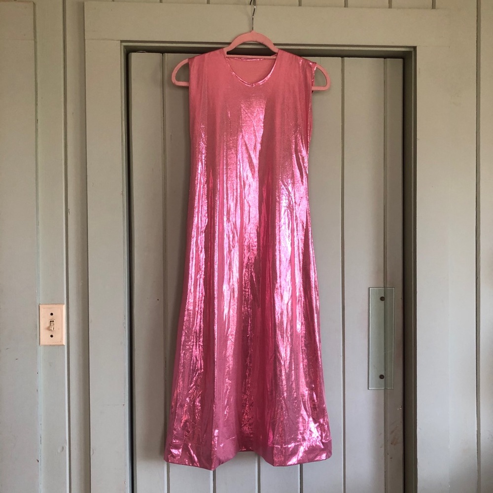 Pink Party Dress Shimmering